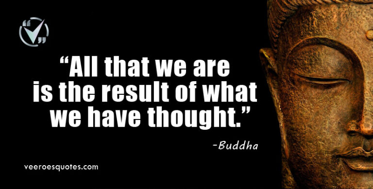 All that we are is the result of what we have thought | Buddha Quotes