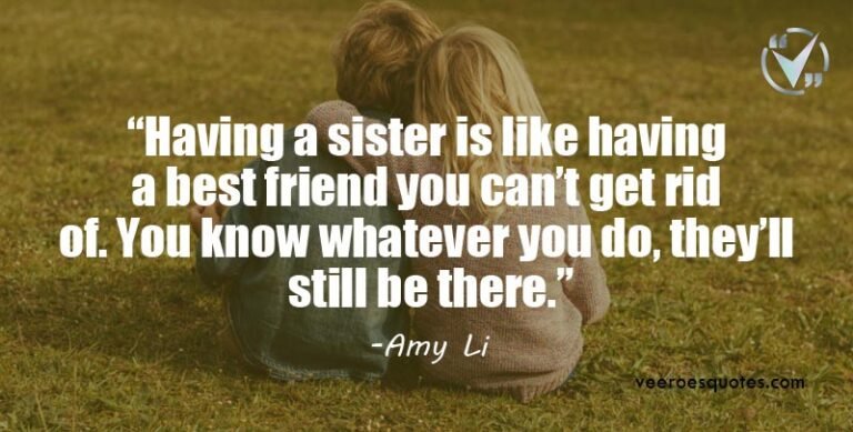 Having a sister is like having a best friend you can’t get rid of | Quotes